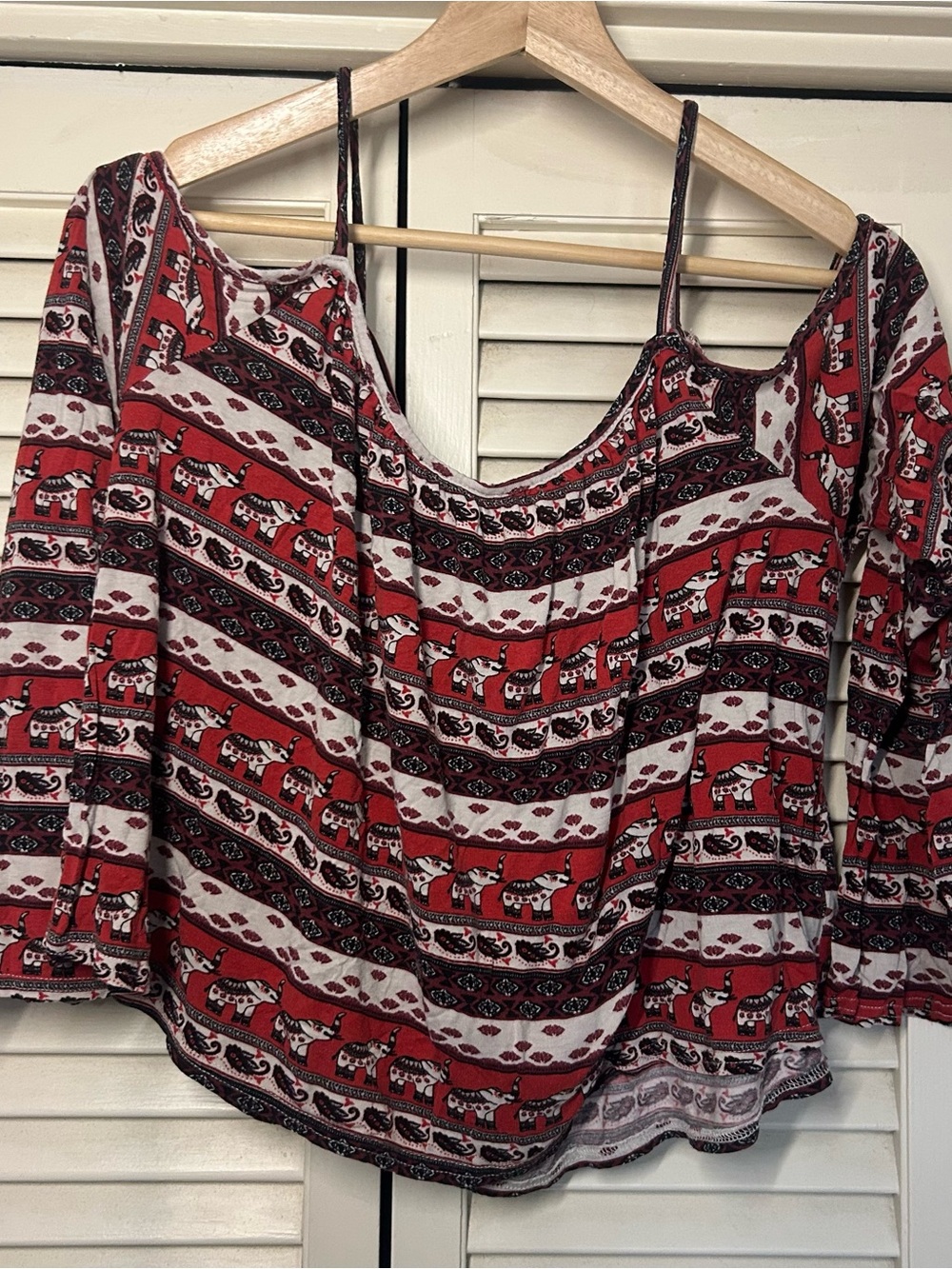 H&M X Coachella collection cold-shoulder top